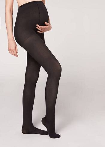 Calzedonia 60 Denier Maternity Opaque Strumpfhose Damen Schwarz | CH3147UT