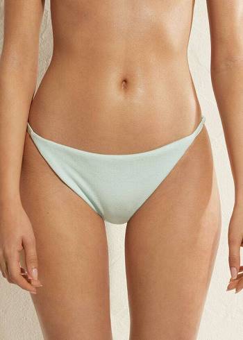 Calzedonia Adjustable Side Beverly Hills Eco Bikinihosen Damen Blau | CH2904KI