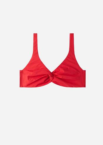 Calzedonia Balconette Indonesia Eco cobey Bikinioberteile Damen Rot | CH2515LH