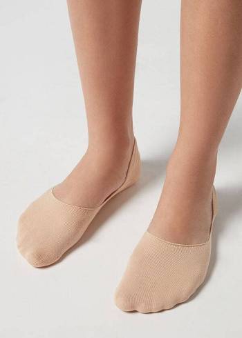 Calzedonia Baumwoll Invisible Socken Damen Weiß | CH1988GL