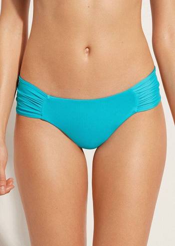 Calzedonia Brazilian Indonesia Eco Bikinihosen Damen Türkis Grün | CH2877LH