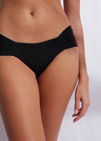 Calzedonia Brazilian Indonesia Eco Bikinihosen Damen Schwarz | CH2880HK