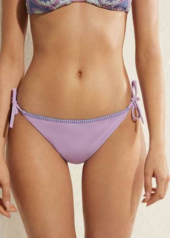 Calzedonia Brazilian String Tel Aviv Bikinihosen Damen Lila | CH2850WY