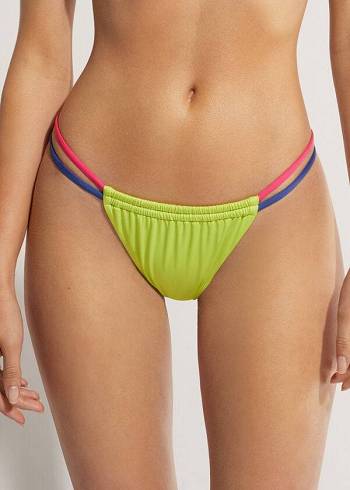 Calzedonia Brazilian String Tokyo Eco Bikinihosen Damen Grün | CH2845UT