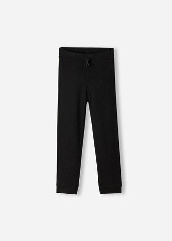 Calzedonia Cashmere Blend Stretch Sport Leggings Kinder Schwarz | CH1071IS