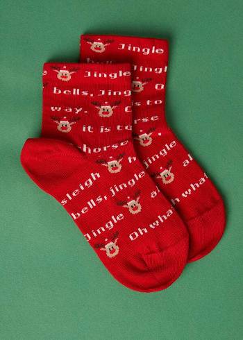 Calzedonia Christmas Series Kurzes Socken Kinder Rot | CH1019IS