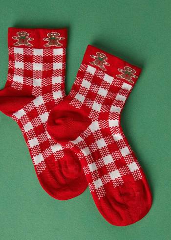 Calzedonia Christmas Series Kurzes Socken Kinder Rot Weiß | CH1021PQ