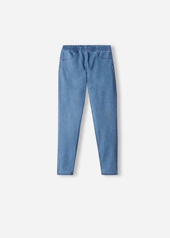 Calzedonia Denim jeggings Leggings Kinder Blau | CH1062NB