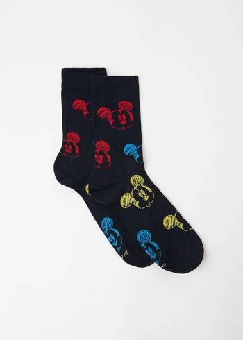 Calzedonia Disney Crew Socken Herren Blau | CH1326EX