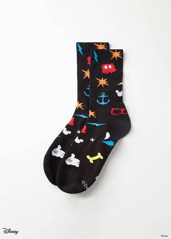 Calzedonia Disney Crew Socken Herren Schwarz | CH1325WY