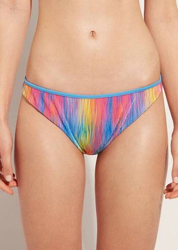 Calzedonia Falten Maiorca Bikinihosen Damen Mehrfarbig | CH2681WY