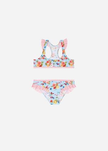 Calzedonia Floral Two-Piece Masha Badeanzüge Kinder Mehrfarbig | CH1152AP