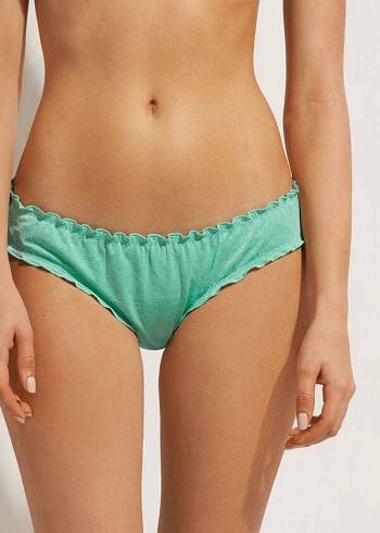 Calzedonia Formentera Bikinihosen Damen Grün | CH2810GL