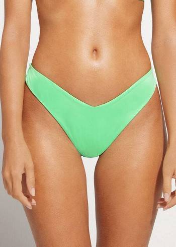 Calzedonia High Cut Brazilian Indonesia Eco Bikinihosen Damen Mintfarben | CH2804XF