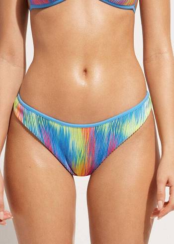 Calzedonia High-Cut Brazilian Maiorca Bikinihosen Damen Mehrfarbig | CH2749TV