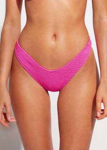 Calzedonia High Cut V-shaped Brazilian Miami Bikinihosen Damen Rosa | CH2792UT