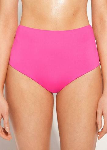 Calzedonia High Shaper Taille Indonesia Eco Bikinihosen Damen Rosa | CH2782NB