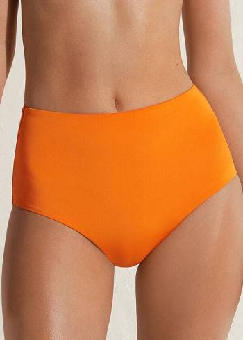 Calzedonia High Shaper Taille Indonesia Eco Bikinihosen Damen Orange | CH2785FM