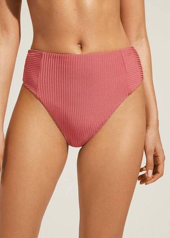 Calzedonia High Taille Biarritz Bikinihosen Damen Braun | CH2774UT