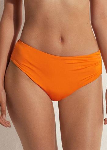 Calzedonia High Taille Indonesia Eco Bikinihosen Damen Orange | CH2764HK