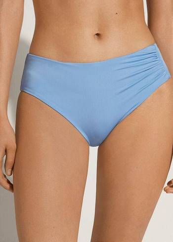 Calzedonia High Taille Indonesia Eco Bikinihosen Damen Blau | CH2767FM