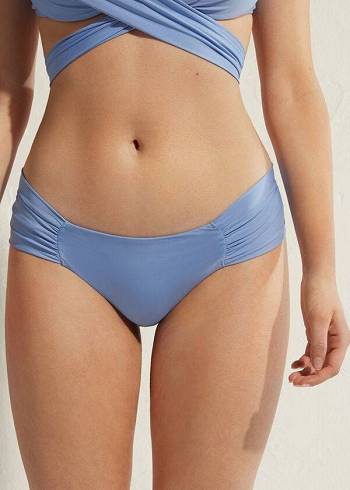 Calzedonia Indonesia Eco Bikinihosen Damen Blau | CH2724RW