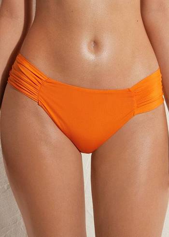 Calzedonia Indonesia Eco rise Bikinihosen Damen Orange | CH2712HK