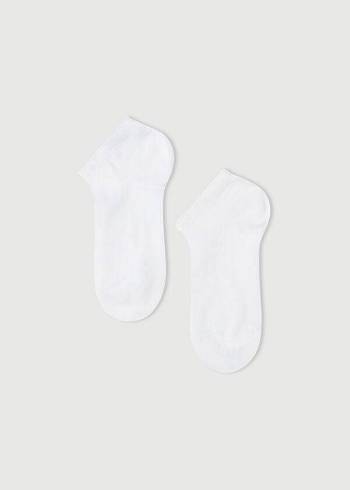 Calzedonia Light Baumwoll Ankle Kurzes Socken Kinder Weiß | CH1077FM