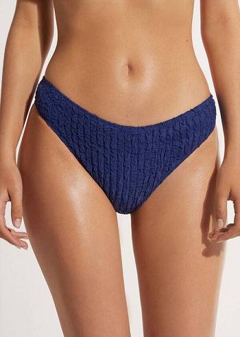 Calzedonia Marrakech Bikinihosen Damen Blau | CH2691KI