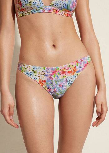 Calzedonia Minorca Eco Bikinihosen Damen Mehrfarbig | CH2687CE