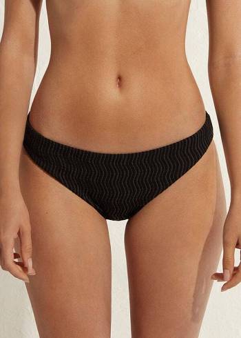 Calzedonia Mykonos Bikinihosen Damen Schwarz | CH2685BC