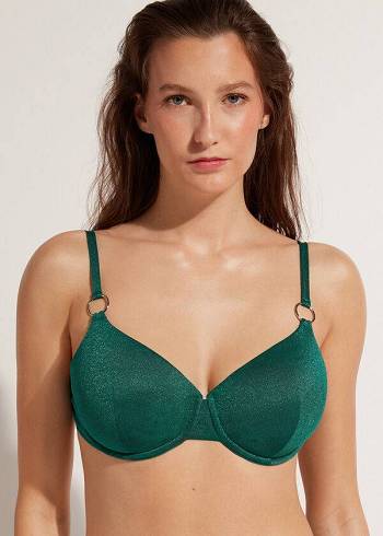 Calzedonia Push Up Hollywood Bikinioberteile Damen Grün | CH2247FM