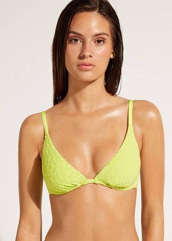 Calzedonia Removable Padding Push Up Bangkok Bikinioberteile Damen Grün | CH2235WY