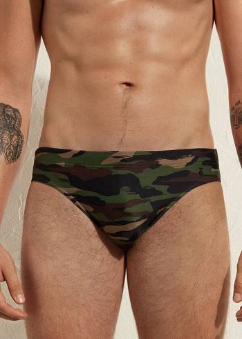 Calzedonia Rio Badehose Herren Grün | CH1243BC