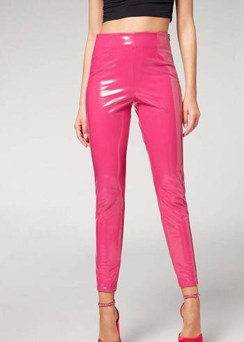 Calzedonia Schlank in Thermal Vinyl Hose Damen Rosa | CH1452NB