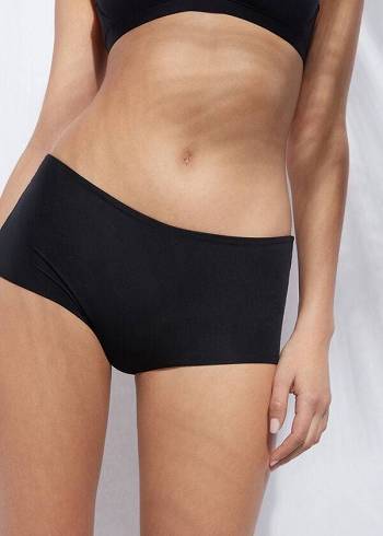 Calzedonia Shorts Indonesia Eco Bikinihosen Damen Schwarz | CH2638QZ