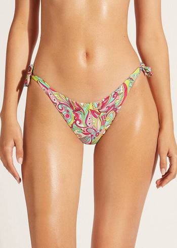 Calzedonia Side Tie Londra Bikinihosen Damen Mehrfarbig | CH2627SO