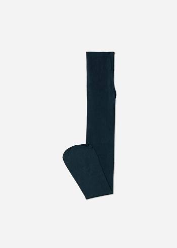 Calzedonia Soft Touch 50 Deniers Strumpfhose Kinder Blau | CH1188XF