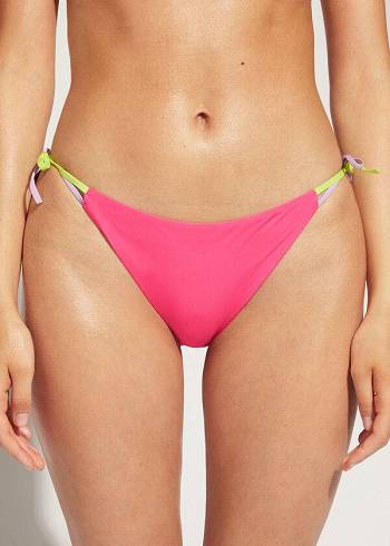 Calzedonia String Tokyo Bikinihosen Damen Rosa | CH2569JJ