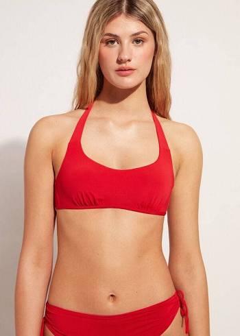 Calzedonia Tank-Stylen Indonesia Bikinioberteile Damen Rot | CH2181MA