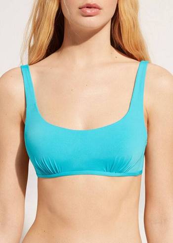 Calzedonia Tank-Stylen Indonesia Bikinioberteile Damen Türkis Grün | CH2182QZ