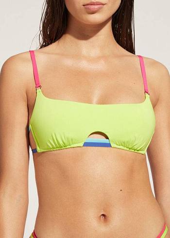 Calzedonia Tank Tokyo Eco Bikinioberteile Damen Grün | CH2190OR