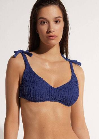 Calzedonia Tank-style Marrakech Bikinioberteile Damen Navy | CH2178VD