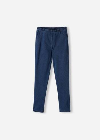 Calzedonia Thermal Denim Leggings Kinder Blau | CH1044UT