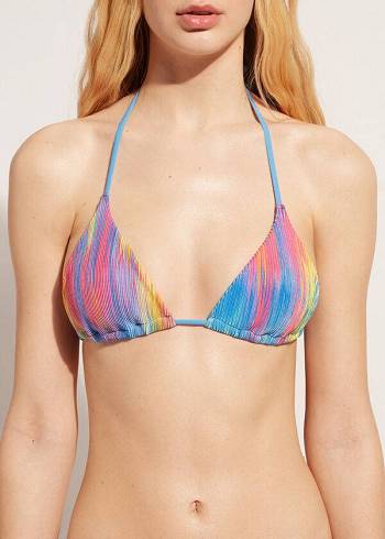 Calzedonia Triangle String Maiorca Bikinioberteile Damen Mehrfarbig | CH2139PQ