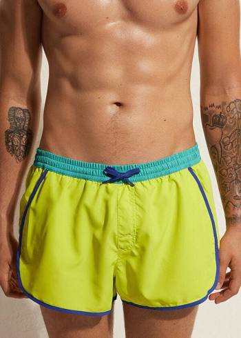 Calzedonia Venice Beach Eco Badehose Herren Mintfarben | CH1276TV