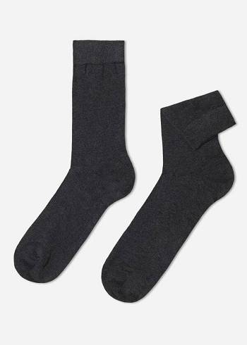 Calzedonia Warm Baumwoll Crew Socken Herren Navy | CH1365HK