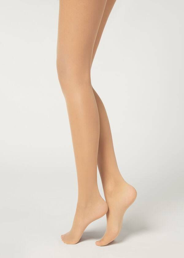 Calzedonia 20 Denier Essential Invisible Sheer Strumpfhose Damen Beige | CH3046KI