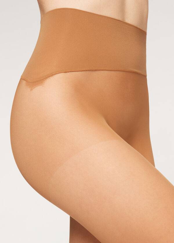 Calzedonia 20 Denier Essential Invisible Sheer Strumpfhose Damen Beige Braun | CH3048HK