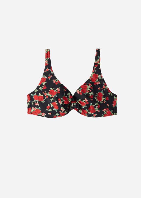 Calzedonia Balconette Rose Animal Print Nizza Bikinioberteile Damen Rosa | CH2509NB